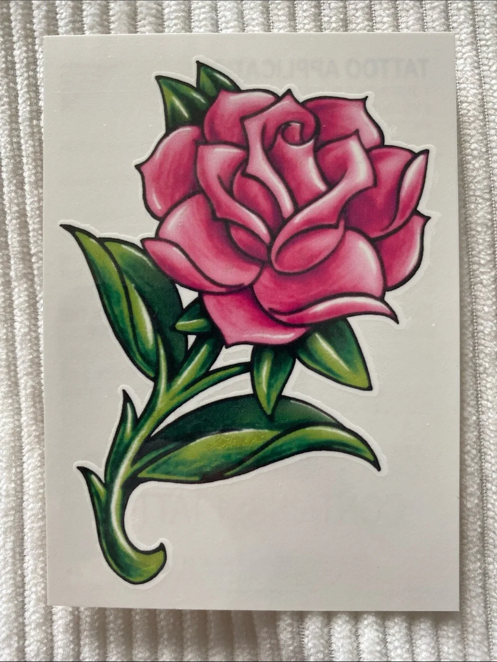 Y2K Temporary Tattoos Glitter Pink Hearts Key Wings Rose Flower Cherries Stars